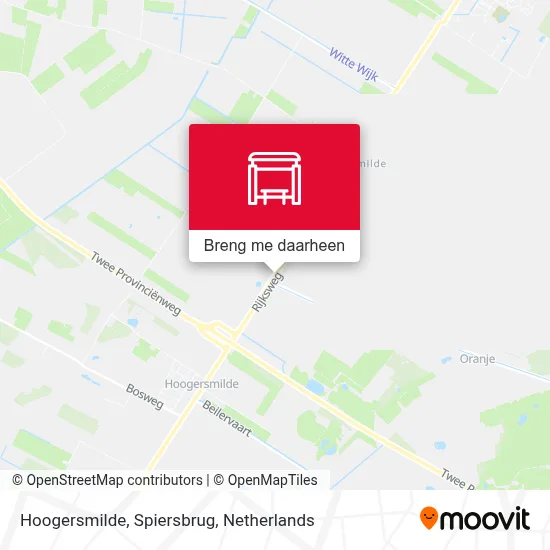 Hoogersmilde, Spiersbrug kaart