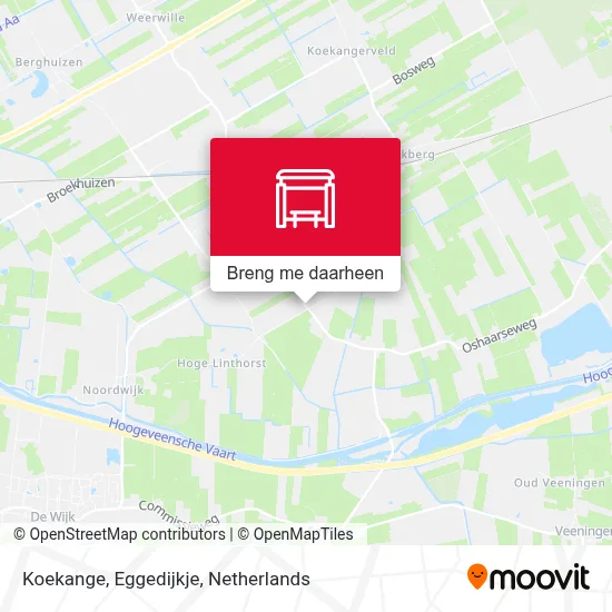 Koekange, Eggedijkje kaart