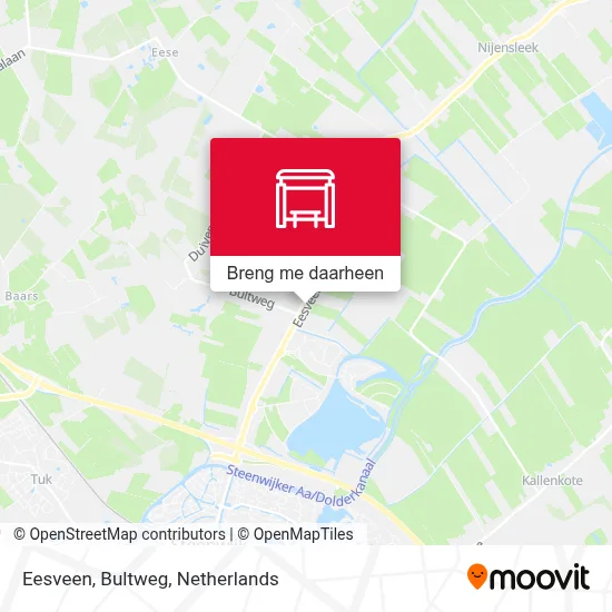 Eesveen, Bultweg kaart