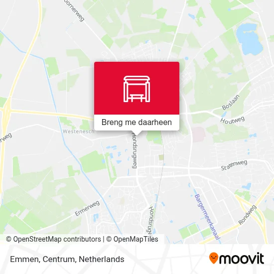 Emmen, Centrum kaart