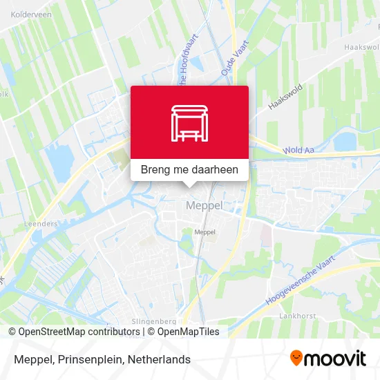 Meppel, Prinsenplein kaart