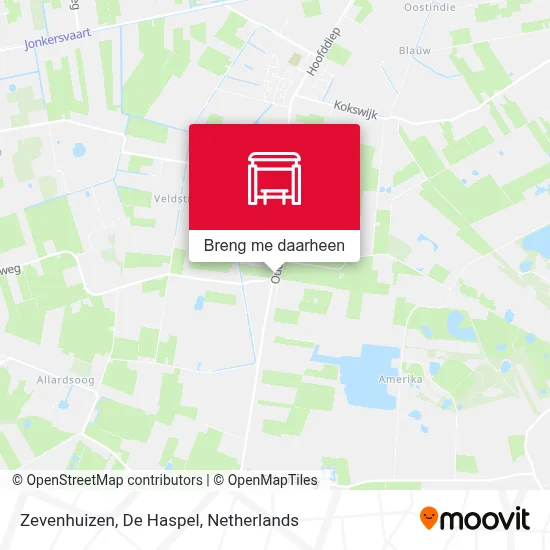 Zevenhuizen, De Haspel kaart