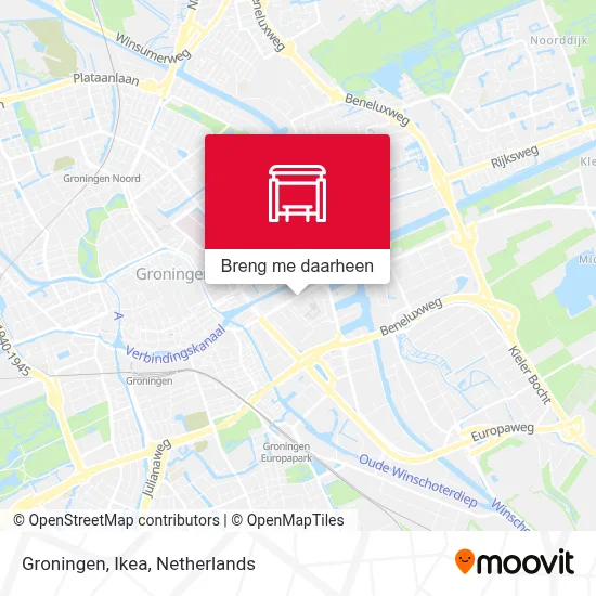 Groningen, Ikea kaart