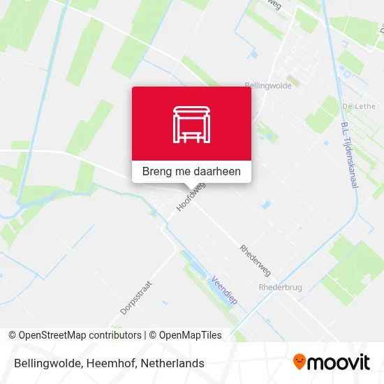 Bellingwolde, Heemhof kaart