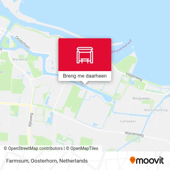 Farmsum, Oosterhorn kaart
