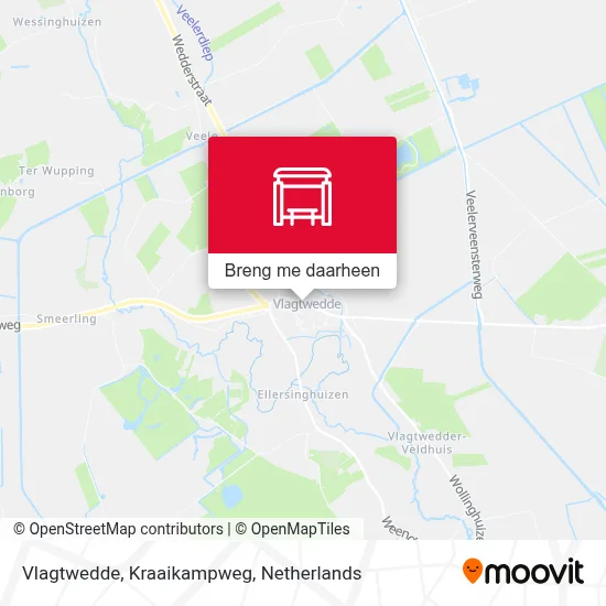 Vlagtwedde, Kraaikampweg kaart