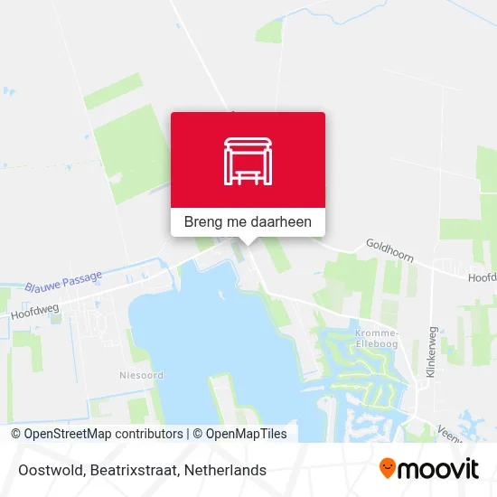 Oostwold, Beatrixstraat kaart