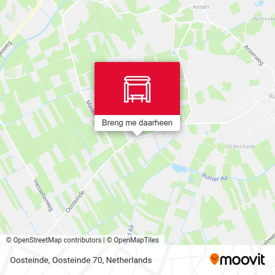 Oosteinde, Oosteinde 70 kaart