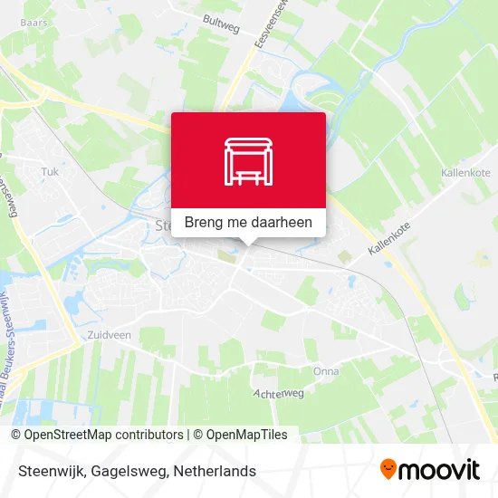 Steenwijk, Gagelsweg kaart