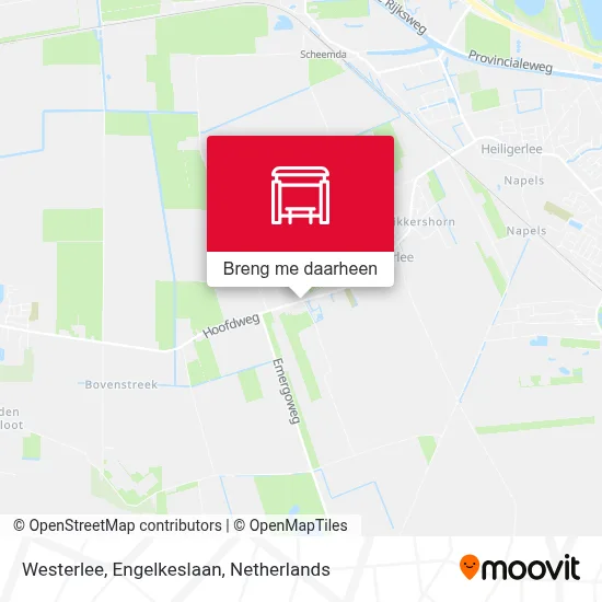Westerlee, Engelkeslaan kaart