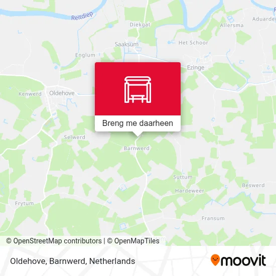 Oldehove, Barnwerd kaart
