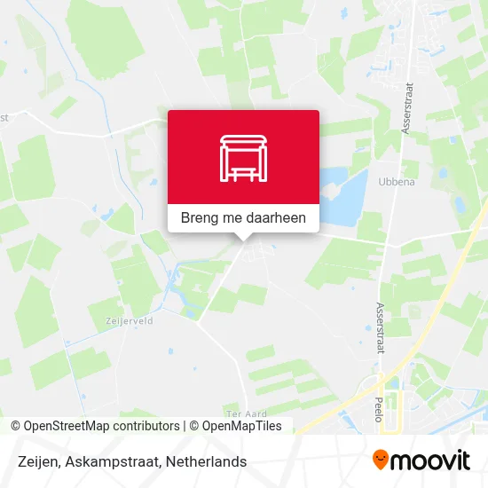 Zeijen, Askampstraat kaart