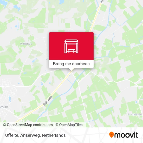 Uffelte, Anserweg kaart