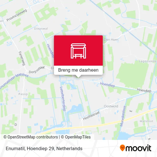 Enumatil, Hoendiep 29 kaart