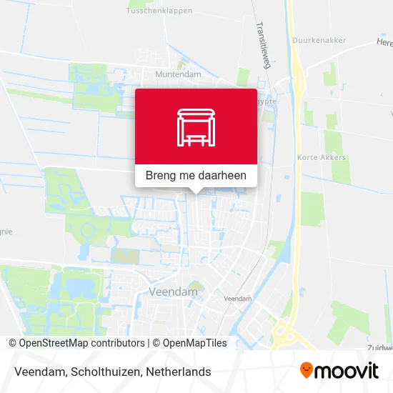 Veendam, Scholthuizen kaart