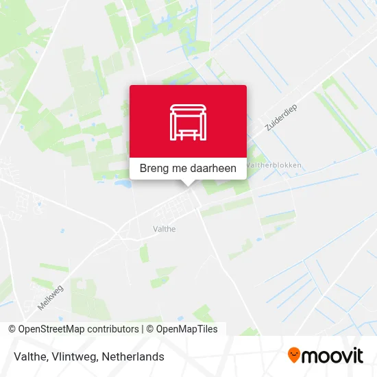 Valthe, Vlintweg kaart