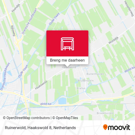 Ruinerwold, Haakswold 8 kaart