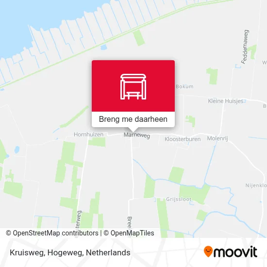Kruisweg, Hogeweg kaart