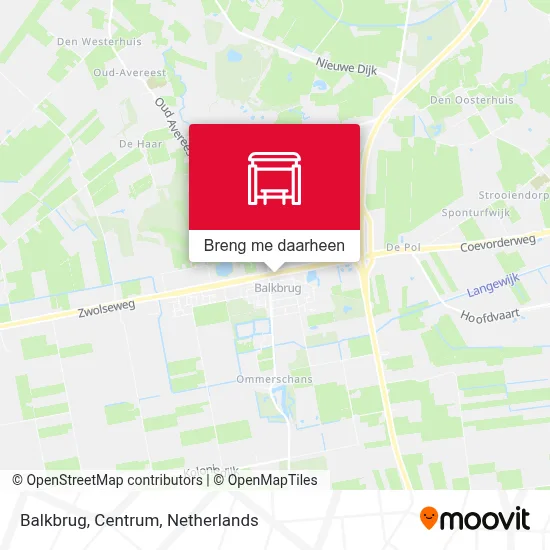 Balkbrug, Centrum kaart