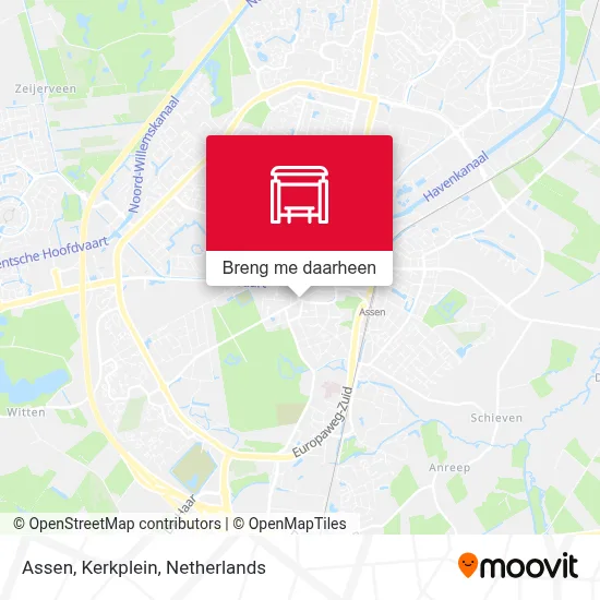 Assen, Kerkplein kaart
