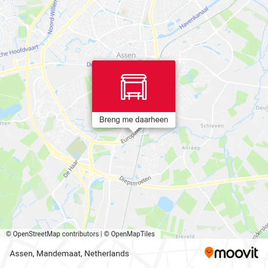 Assen, Mandemaat kaart