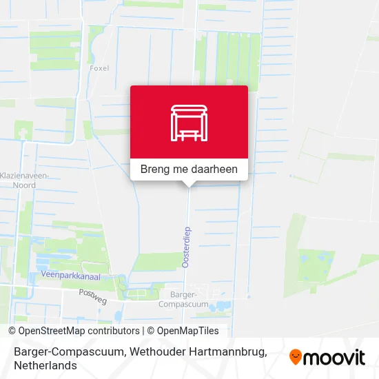 Barger-Compascuum, Wethouder Hartmannbrug kaart