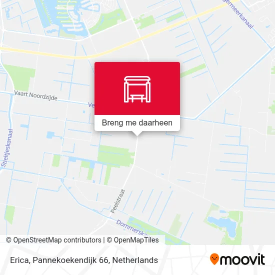 Erica, Pannekoekendijk 66 kaart