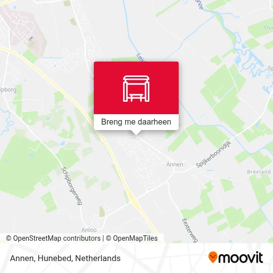 Annen, Hunebed kaart