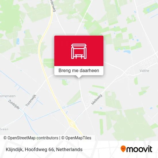 Klijndijk, Hoofdweg 66 kaart