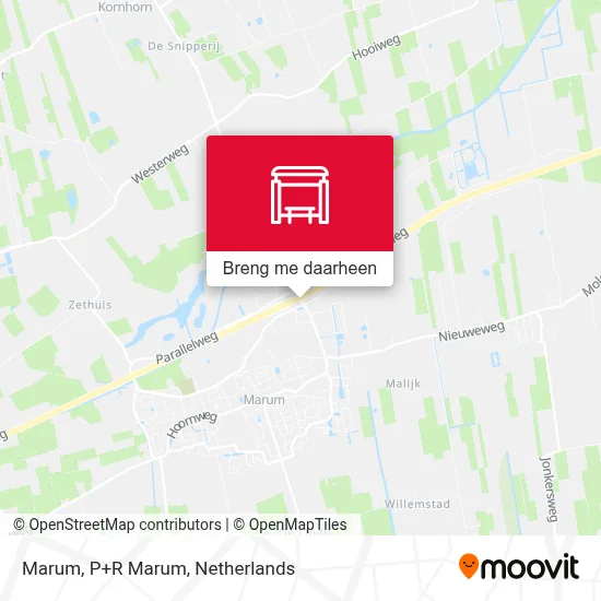 Marum, P+R  Marum kaart