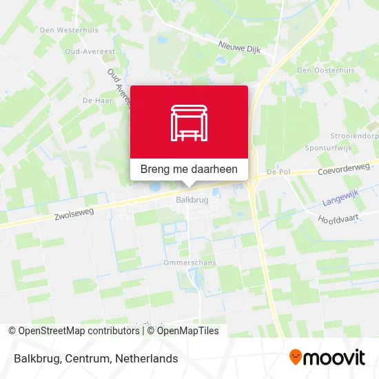 Balkbrug, Centrum kaart