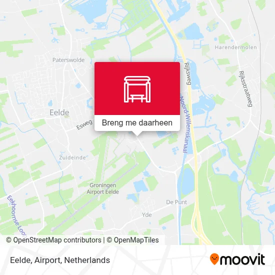 Eelde, Airport kaart