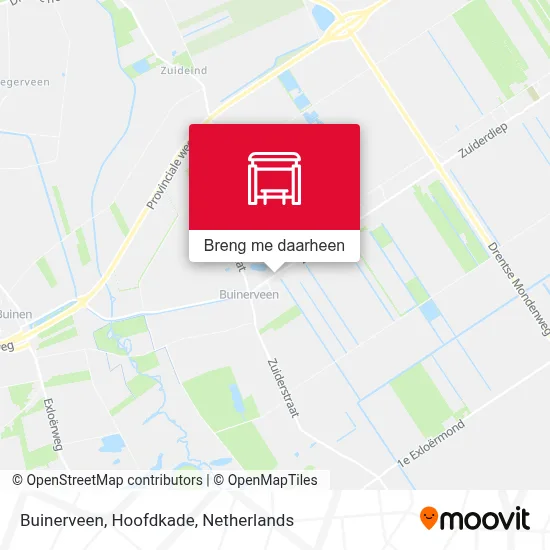 Buinerveen, Hoofdkade kaart