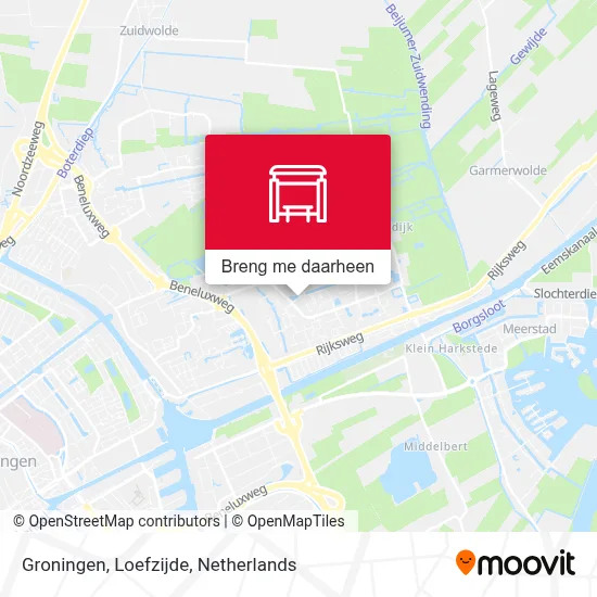 Groningen, Loefzijde kaart