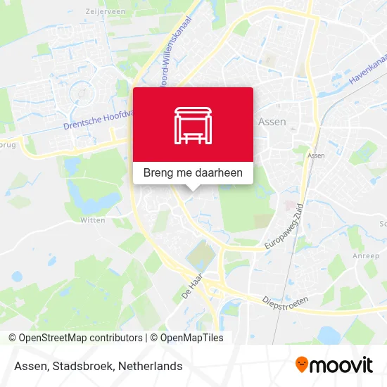 Assen, Stadsbroek kaart
