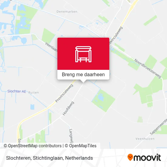 Slochteren, Stichtinglaan kaart