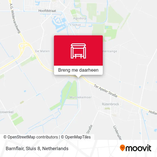 Barnflair, Sluis 8 kaart