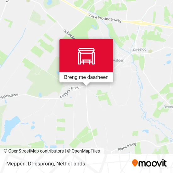 Meppen, Driesprong kaart