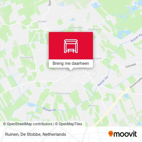 Ruinen, De Stobbe kaart