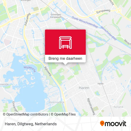 Haren, Dilgtweg kaart