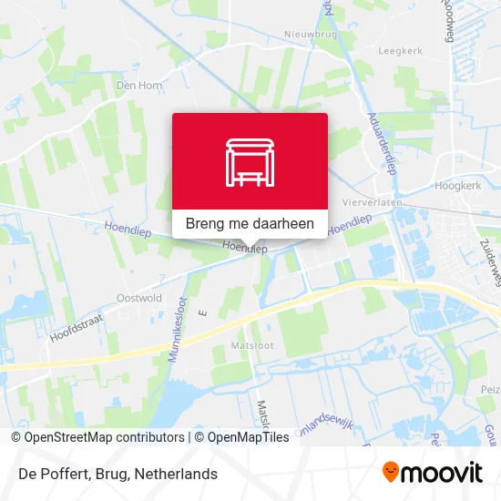 De Poffert, Brug kaart