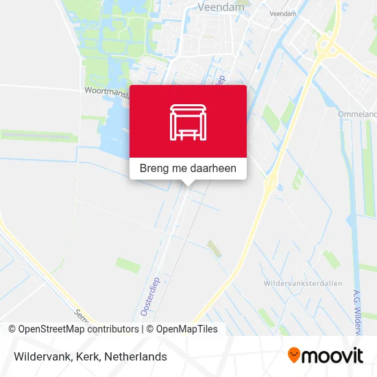 Wildervank, Kerk kaart