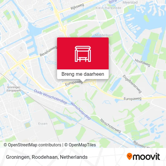 Groningen, Roodehaan kaart