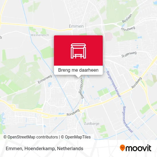 Emmen, Hoenderkamp kaart