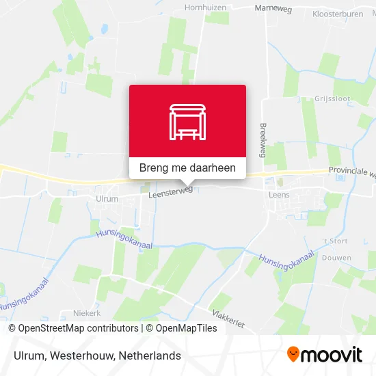 Ulrum, Westerhouw kaart