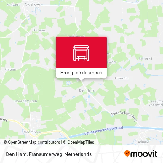 Den Ham, Fransumerweg kaart