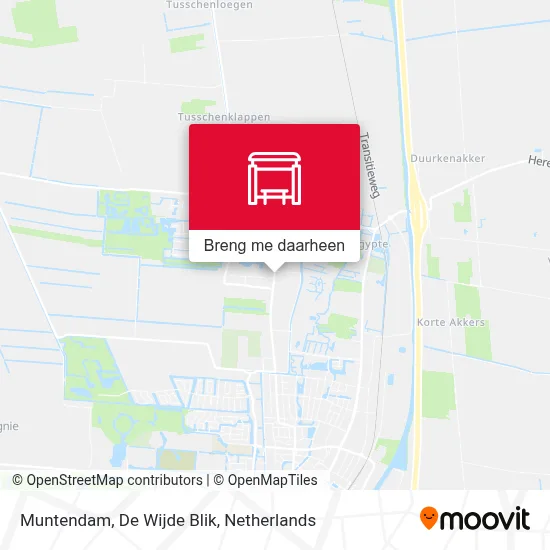 Muntendam, De Wijde Blik kaart