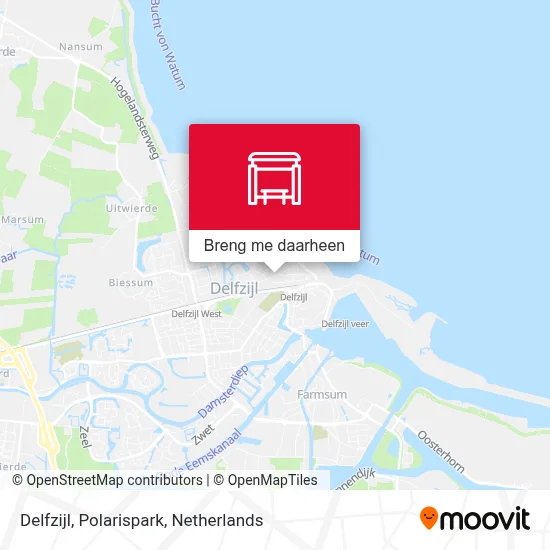 Delfzijl, Polarispark kaart