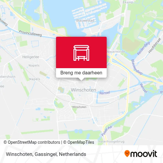 Winschoten, Gassingel kaart