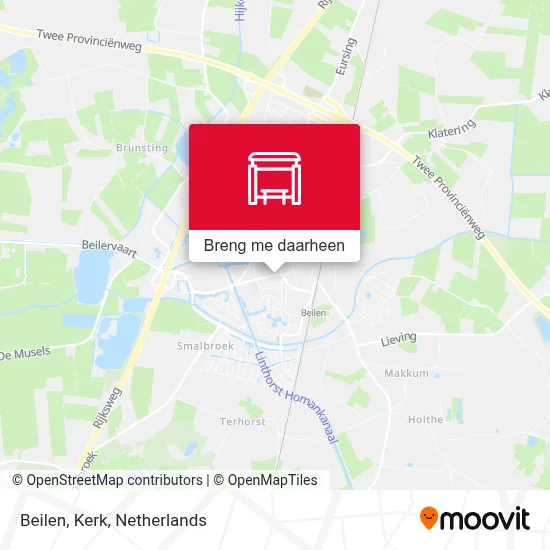 Beilen, Kerk kaart